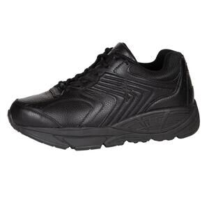 NEW XELERO women's matrix leather running shoes - extra wide in black/charcoal